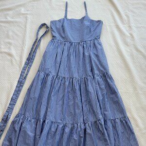 J. Crew | Blue & White Striped Summer Dress, Size 8T